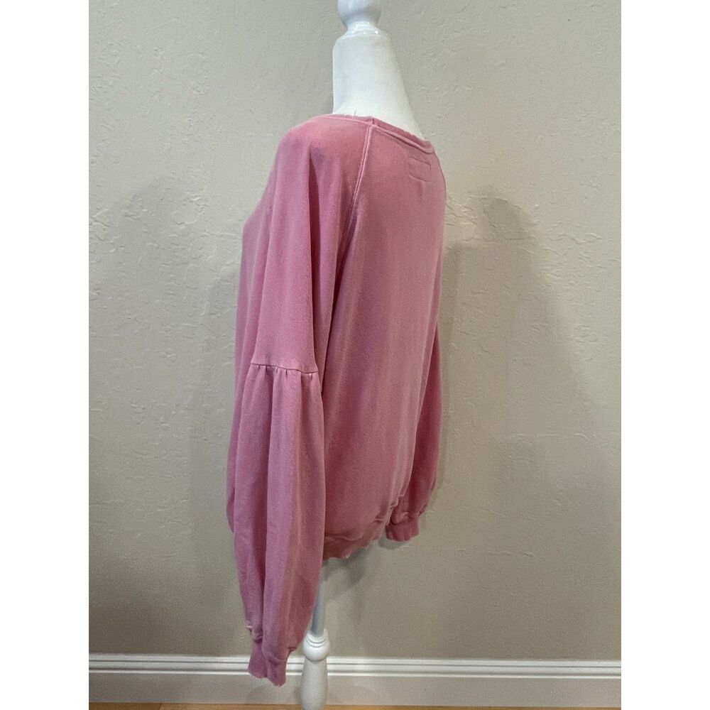 ~ The GREAT Med Sweatshirt* Pink, Balloon Long Sleeves Crew Neck Orig $175! - Picture 3 of 16